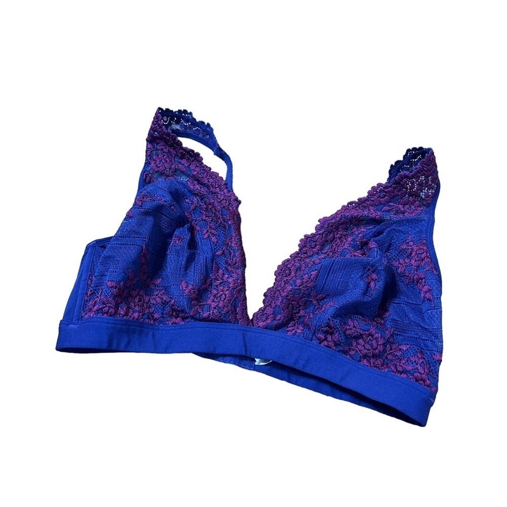 Wacoal Blue and Purple Lace Bra